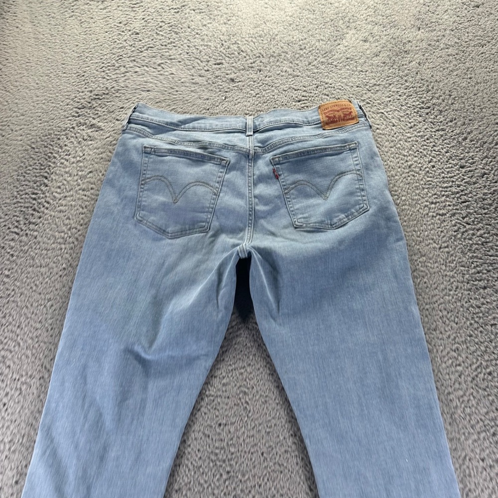 Levis Jeans Womens Size 33 Blue Cotton Stretch Boyfriend High Rise Fit - Picture 8 of 12